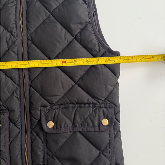 NWT J.Crew Black Excursion Quilted Down Vest XXS Fits XS Women’s Lightweight - Picture 4 of 11